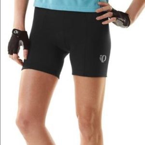 Black padded cycling shorts
